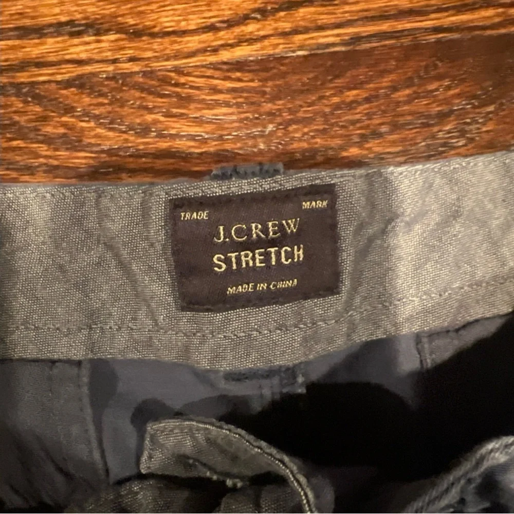 J. Crew Chino Shorts Mens 31 Blue Stretch Preppy Casual 9
